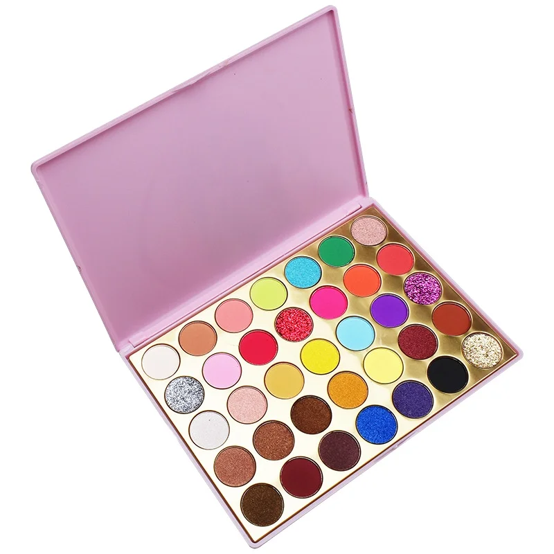 Online shop hot sale eye makeup glitter eye shadow nude eyeshadow palette private label