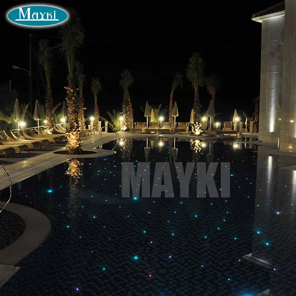 7 14 25 Strand  End Glow Fiber Optic Lighting Cable for starry ceiling pool star lights