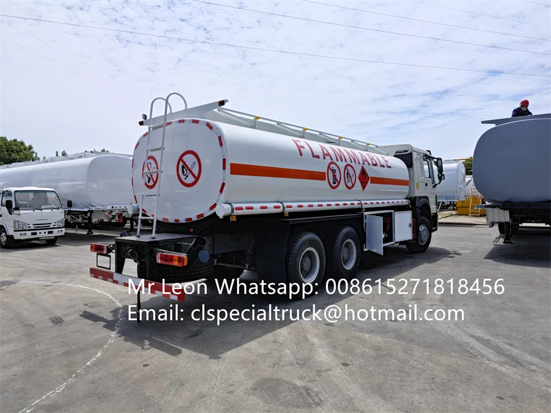 20-25 CBM топливный бак HOWO грузовик camion заправщик