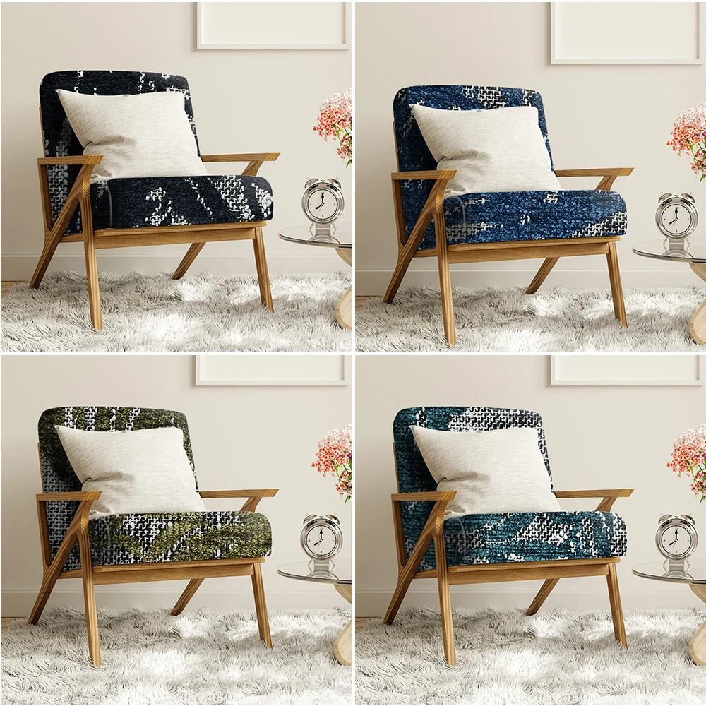 sofa fabric leather polyester 645gsm In-stock Breathable linen upholstery fabric for chair mattress medium weight jacquard