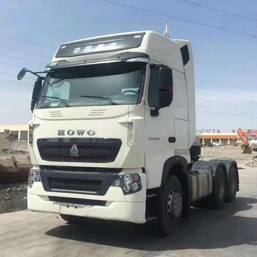 second hand used sinotruk Howo tractor truck head 6x4  8x4371375HP 420HP Dump Truck