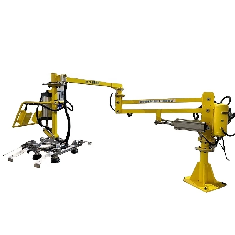 Material handling transfer lifting vacuum suction cup manipulator