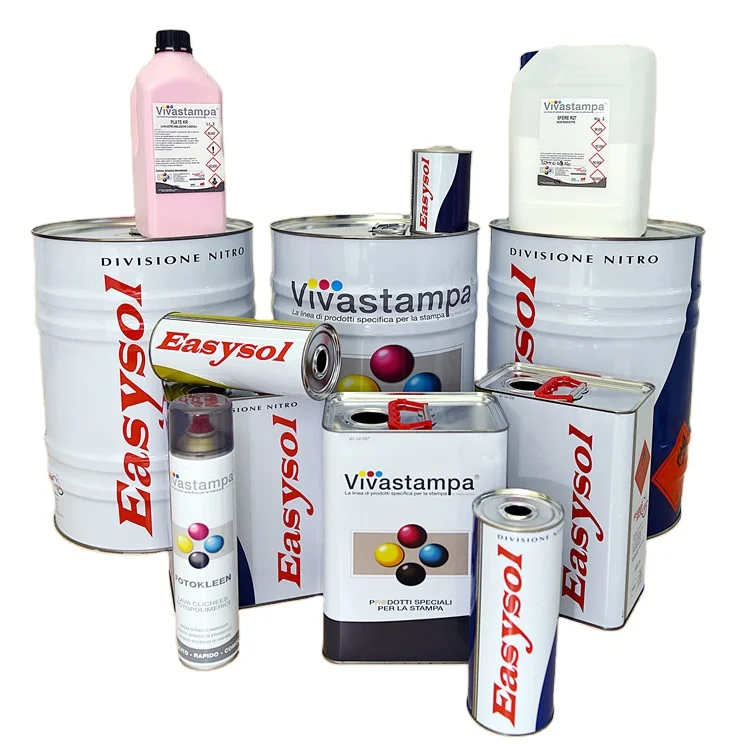 Ink  THINNER with RETARDER for  Flexographic Printing with Ethanol, Ethyl Acetate, Isopropanol and Ethoxypropanol