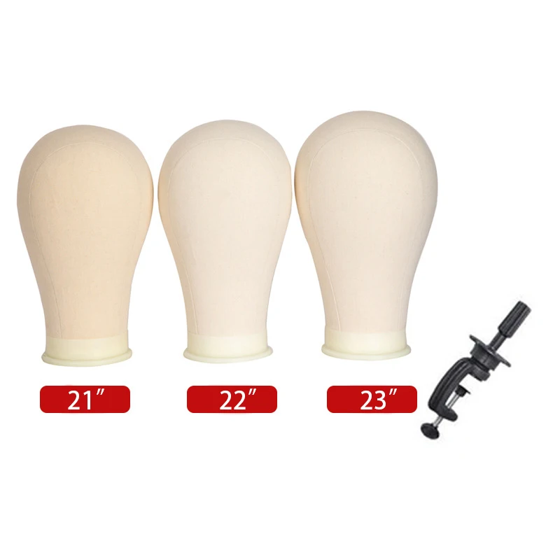 Wholesale canvas head wig stand mannequin head display modeling head model