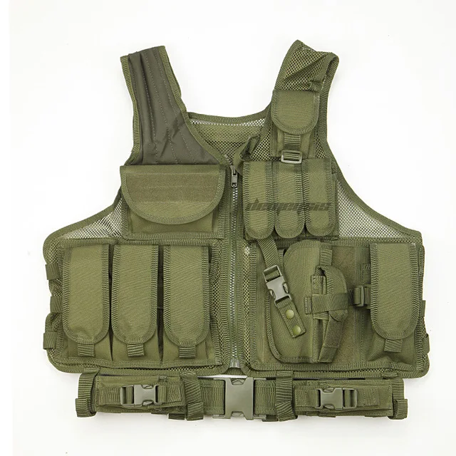 Factory direct sale OEM Classic Model Good quality Heavy load bearing tactical vest  paintball game tactical security vest