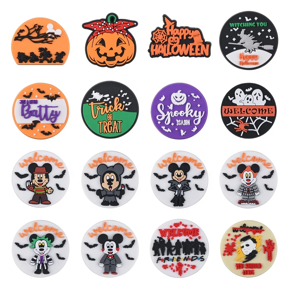 2024 Pumpkin Fall shoe charms Shoe Decoration Charms Halloween Horror Shoe Accessories for Kids Adult Women Men Party Favor Gift