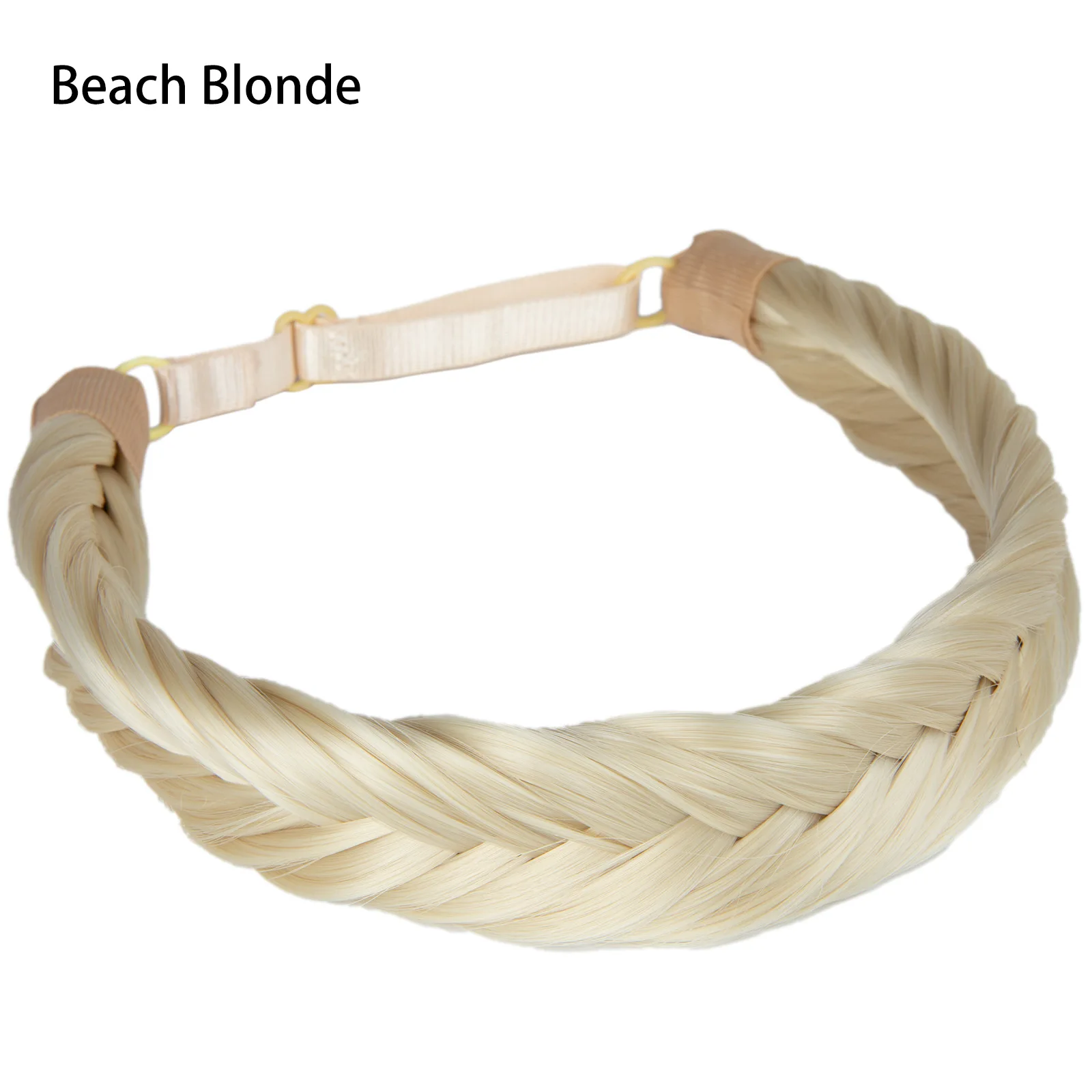 Fashion New Design Synthetic Braided Hair Headband For Women Headbands Braids Elastic Hair Band Extension