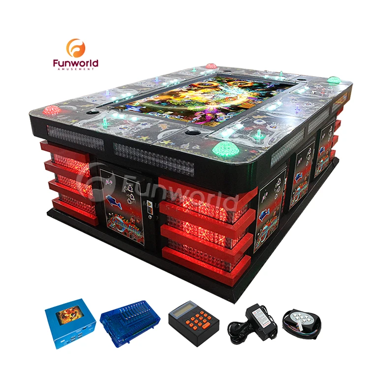 High Quality Fish Game Table 2 3 4 6 8 10 Player Skill Game Fish Table Fishing Machine