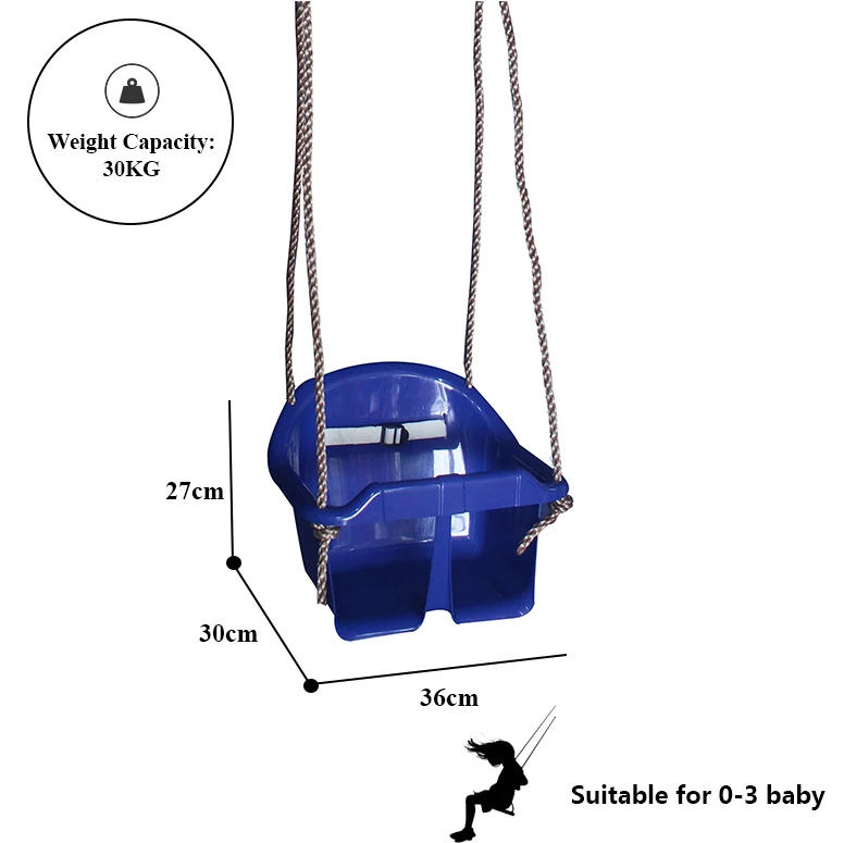 Backyard Kids Hanging Chair Child Plastic Swing From China