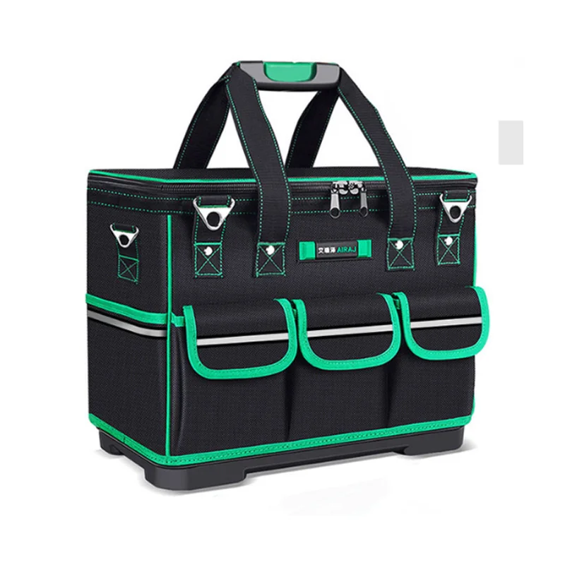 Multi-functional Large Tool Bag Electrician Wear-resistant Thickened Canvas Woodworking Portable Storage