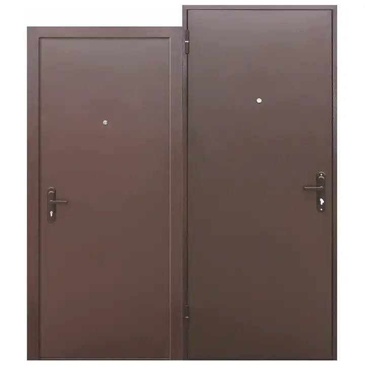 Custom Size Entry Door Decorative Metal Steel Interior Security Screen Armored Door For Home