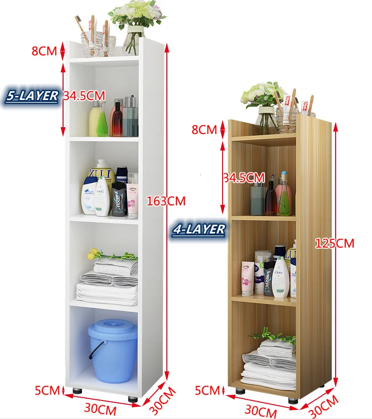 
Многоуровневый дешевый шкаф для хранения, деревянный шкаф для хранения в ванной комнате 