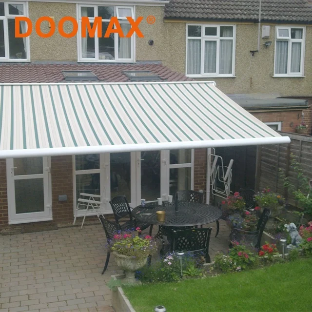 Full Cassette Sun Shade Awning with Dooya Tubular Motor