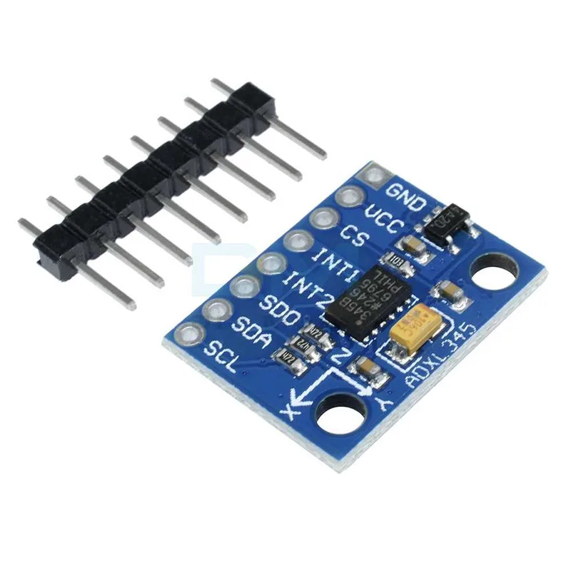 RDS Electronics- ADXL345 Digital Tri-Axis Sensor Board Module Digital Acceleration of Gravity Tilt Module GY-291