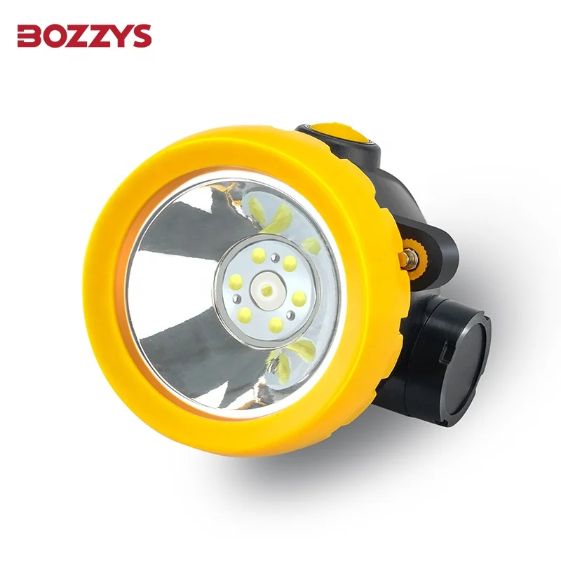 BK2000 1W 3500lux 2000mAh 150mA LED Industrial and mining waterproof headlights with main and auxiliary light sources