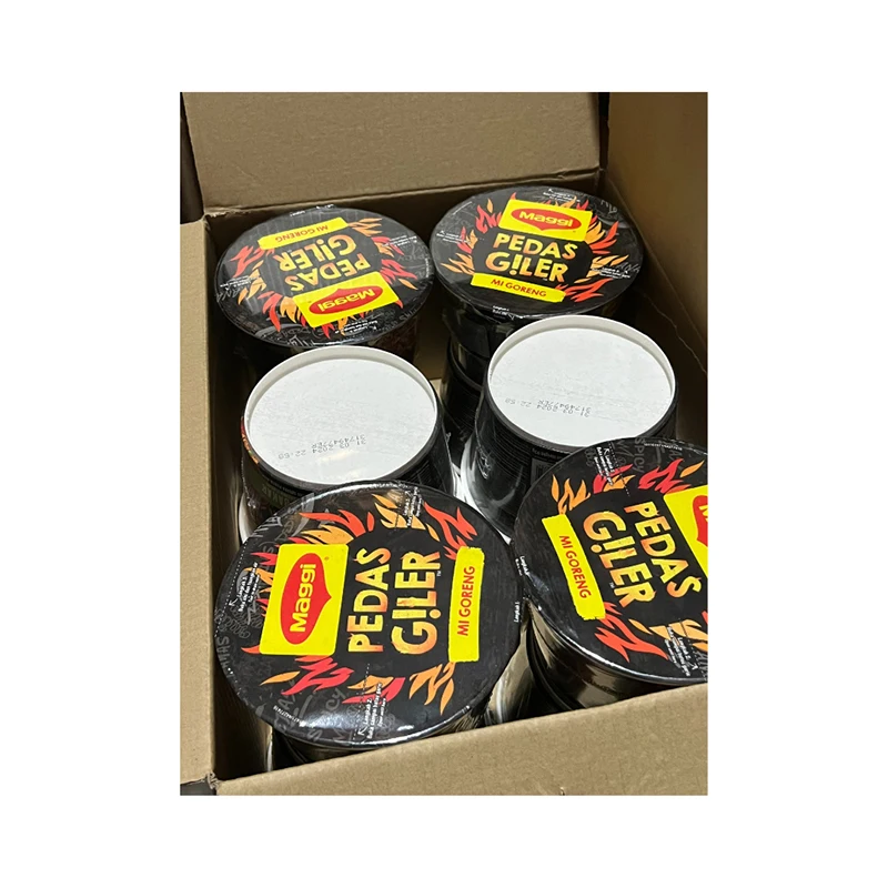 Highly Recommended 93g MAGGI-Pedas Giler Ayam Bakar Noodle Bowl Made From A Great Blend of Crazy Spicy Chillies