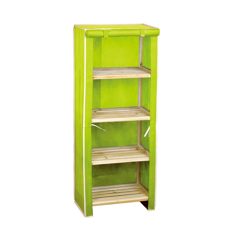 
4 Tair Non-woven Storage Portable Shoe Cabinet 