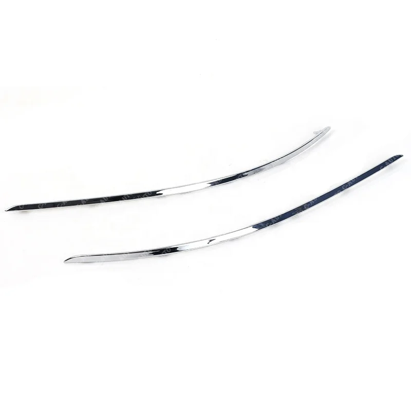 Car Front Bumper Chrome Trim Molding For Mercedes-Benz W204 C300 C350 2008 2009 2010 2011 2048850821 2048850721 Car-styling