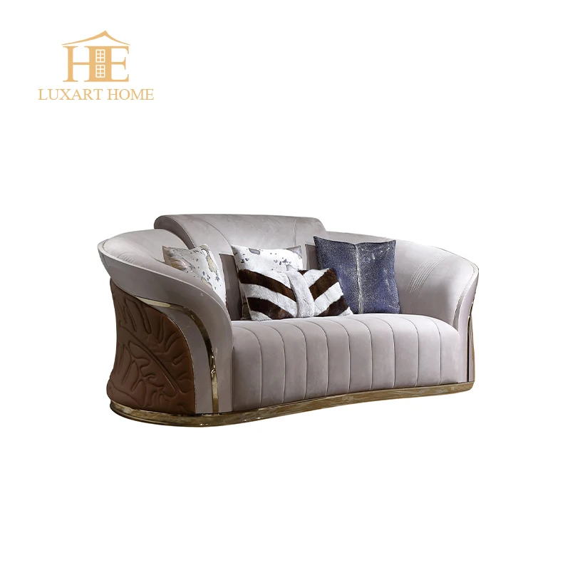 Italian Light Luxury Frosted Leather Sofa House Large Flat Living Room Whole Furniture High-end