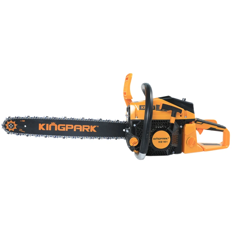Kingpark 951 Pro качественная дешевая бензопила 58CC ручная бензиновая для деревообработки