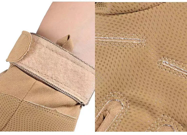 Sports Tactics Outdoor Camouflage Gloves Riding Gloves Protective Hard Shell Waterproof and Warm All Finger Outdoor Camping