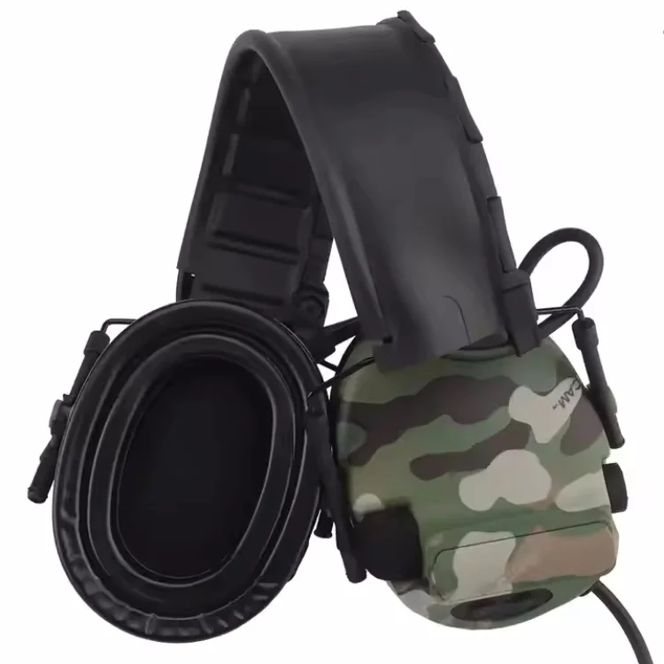CS Tactical Games C5 Folding Headset Head Wear Noise Reduction Hunting Headphones With MIC