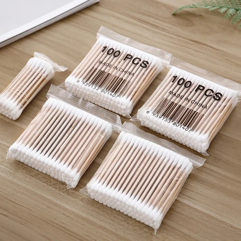 100% Natural And Environmentally Friendly Cotton Swab Biodegradable Bamboo Q Tips Original Cotton Swabs