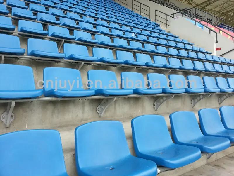 
JUYI hot sale football stadium plastic bleacher seats for sale BLM-2708 
