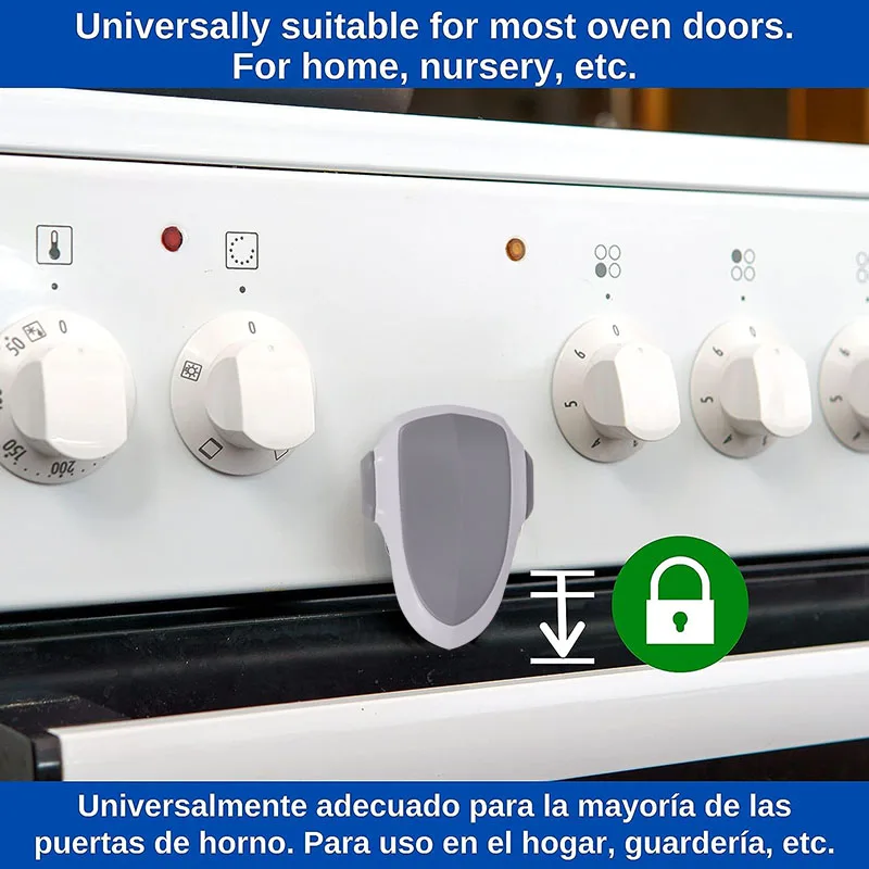 Hot Selling Baby Product Series ABS Plastic Oven and Door Lock for Kids Security and Child Proof Straps for Kitchen Use