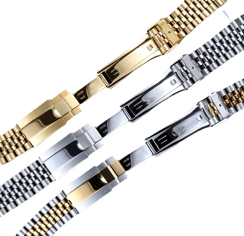 20mm luxury men jubilee OEM Screw Links Bracelet 316L Stainless Steel Watch Band Strap For ROLEX Daytona Water Ghost GMT Submari