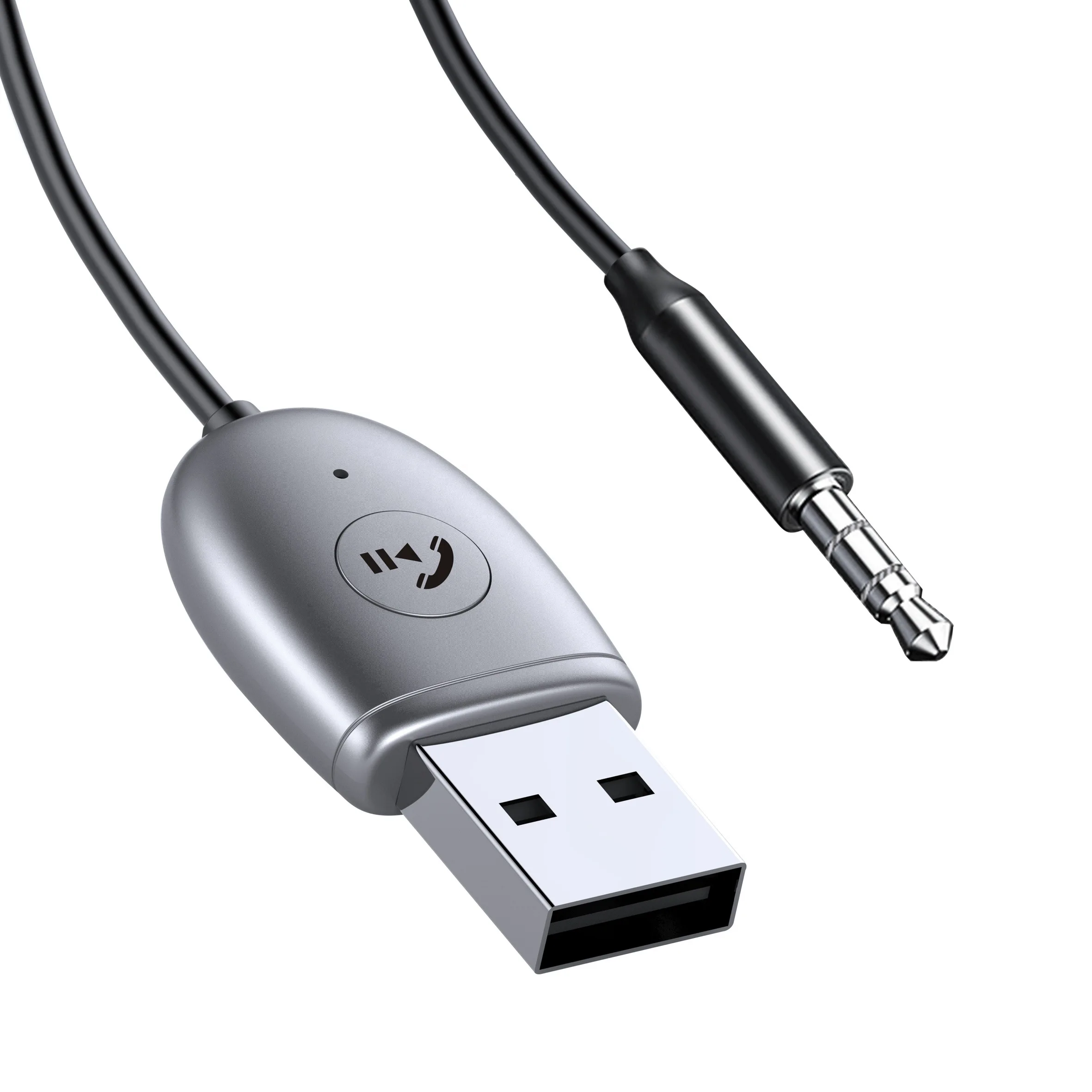 J34 BT 5 0 ключ аудио приемник USB Выдвижной 1 м Универсальный Приемник 3 мм разъем беспроводной гарнитуры Bt