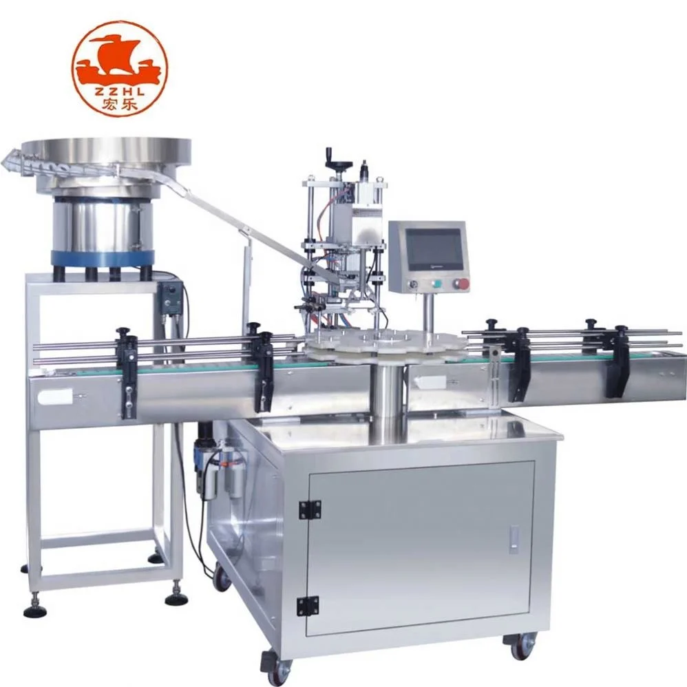 8 Rotary Type Dustproof Lid Capping Machine For Bottles 10Ml Plastic Bottle Sealing Capping Machine Prices