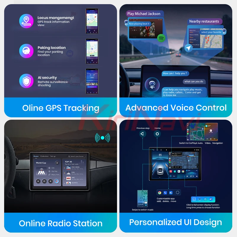 Автомобильный мультимедийный DVD-плеер Kirinavi Carplay 14 0 Android 13 1 дюймов магнитола для Kia Sorento 2 XM 2009 2012 GPS-навигация