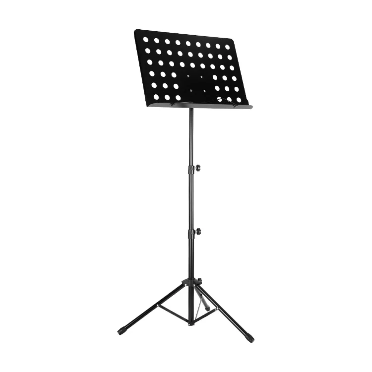BST-PJ-60 Factory price Metal tripod Legs music stand removeable music Holder Adjustable Music Stand