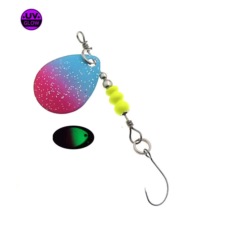 2.8g Spinner Bait Trout Spoon Fishing Spinning Metal Rotating Blade Artificial Bait Perch Pike