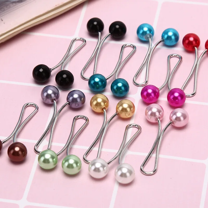 2021 Women U needle pearl scarf clip Muslim style accessories scarf clip accessories wholesale
