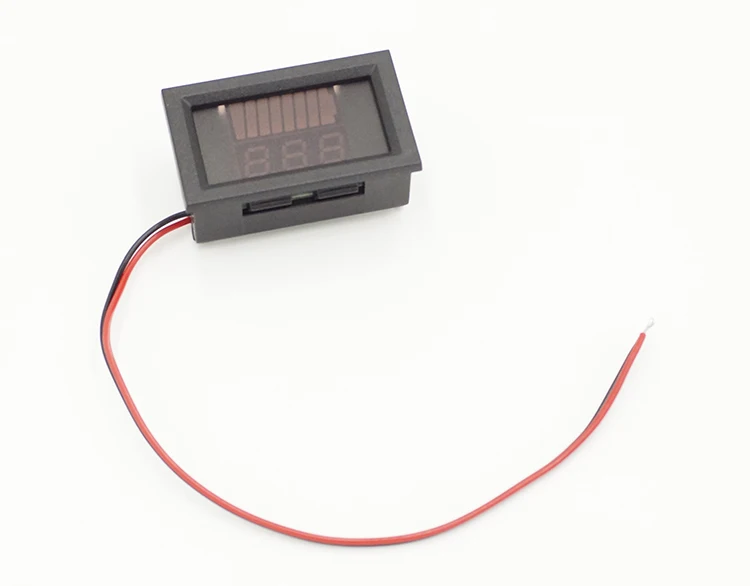 Car Battery Charge Level Indicator 2.5-40V/40-120V Lithium  Meter Display LED  Voltmeter