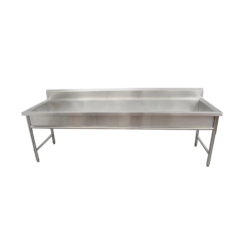 Commercial Stainless Steel Long sink for school and hotel to wash hand