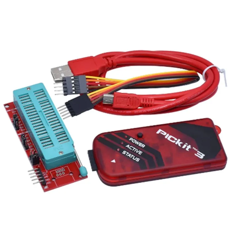 PICKIT3 Programmer PIC ICD2 PICKit 2 PICKIT 3 Programming Adapter Universal Programmer Seat