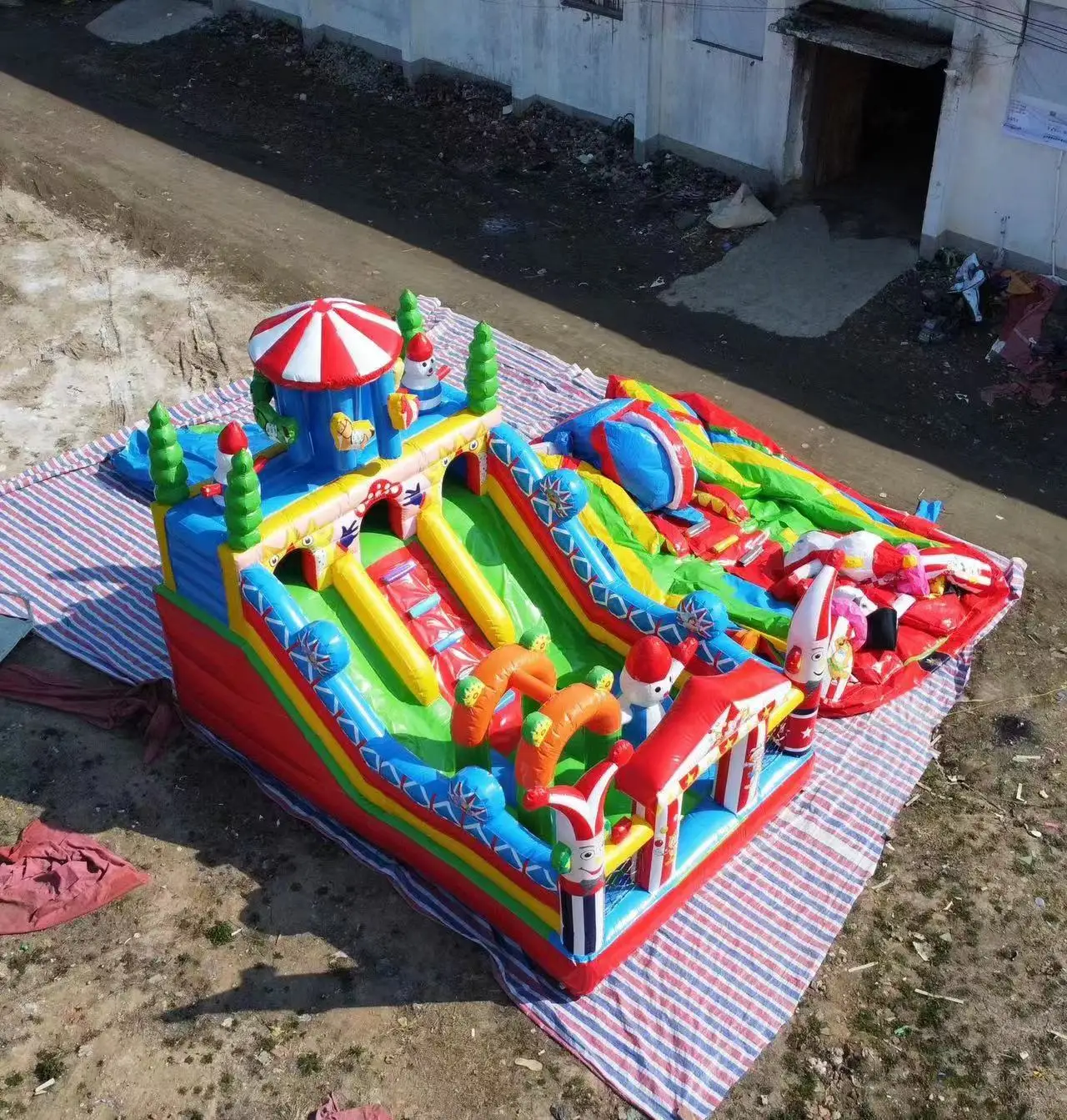 Jumping Castle for Kids Play House Commerical Castle Playground Inflatable Blow UP Bounce House with Custom Banner