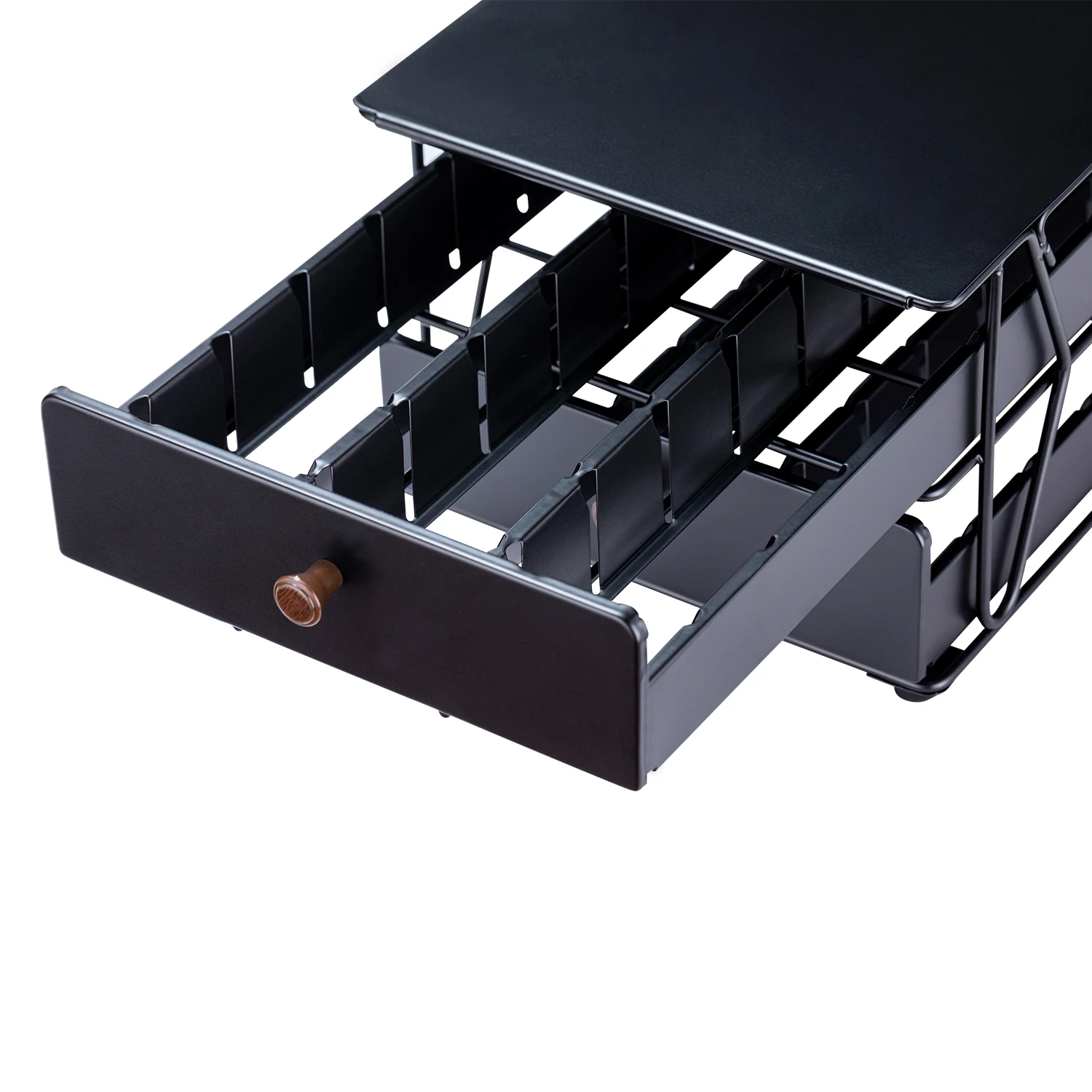 2-Tier 60-Pcs Nespresso Cup Holder Metal Vertuoline Coffee Capsule Organizer Kitchen Coffee Pod Holder Stand Double Storage