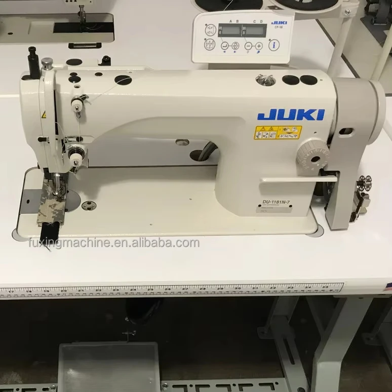 Низкая цена одноигольная швейная машина JUKIS DU-1181N-7 с замком верхняя и нижняя Подающая Промышленная для обшивки из толстого материала