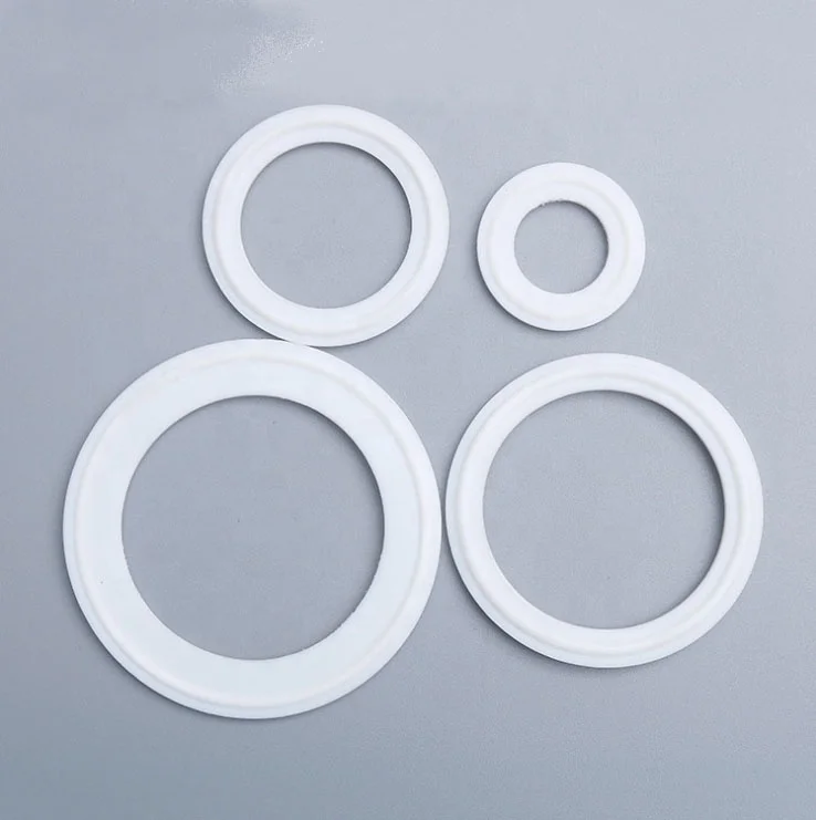 Food Grade Silicon EPDM  NBR PTFE  Ferrule Gasket Union Seals Butterfly valve gasket