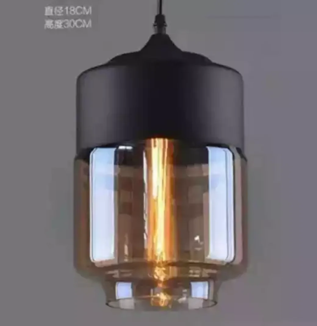 Best Selling Pendent Lamp Glass Chandelier Glass Round Ball Light Electroplated Glass Industrial Black Energy Saving 85-265V AC