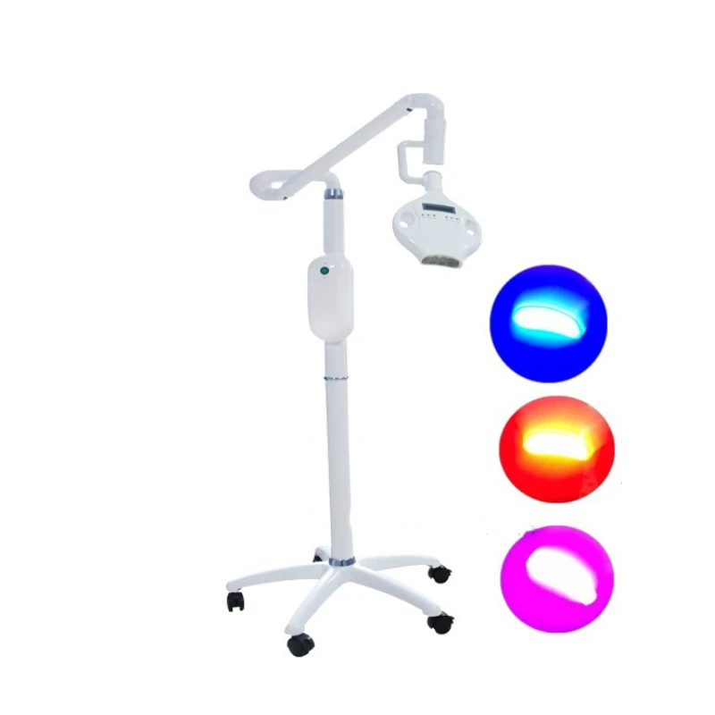 40W Dental led teeth whitening lamp 8led Light dental stand Laser blue LED Bleaching teeth whitening lamp