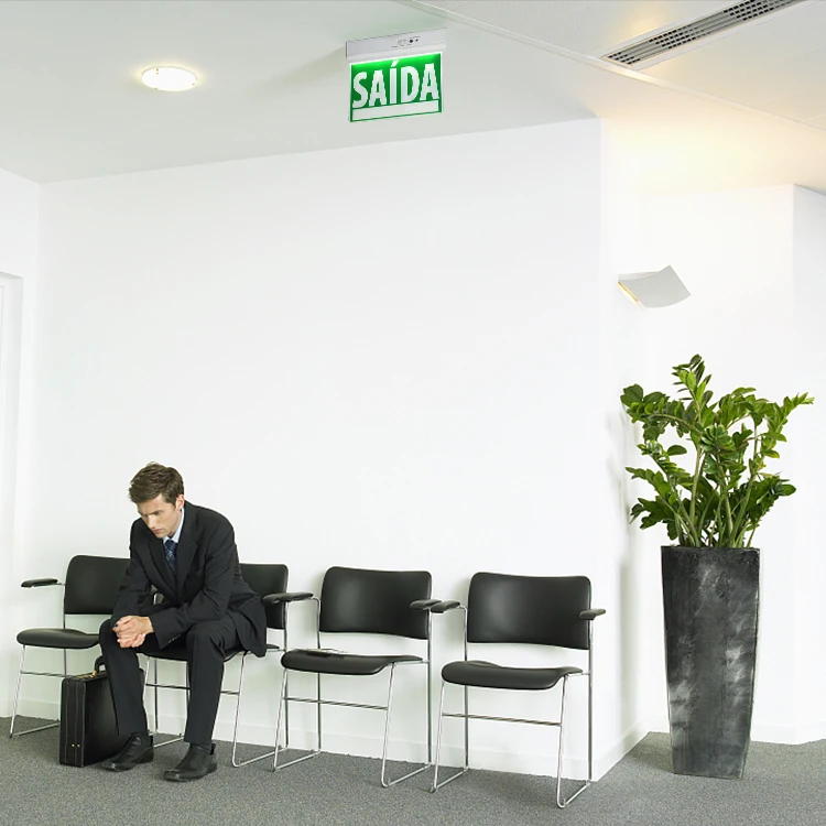 Factory Cheap Price Surface Mounted ABS Indoor Hospital 1.2V Smd Led Emergency Exit Sign Light