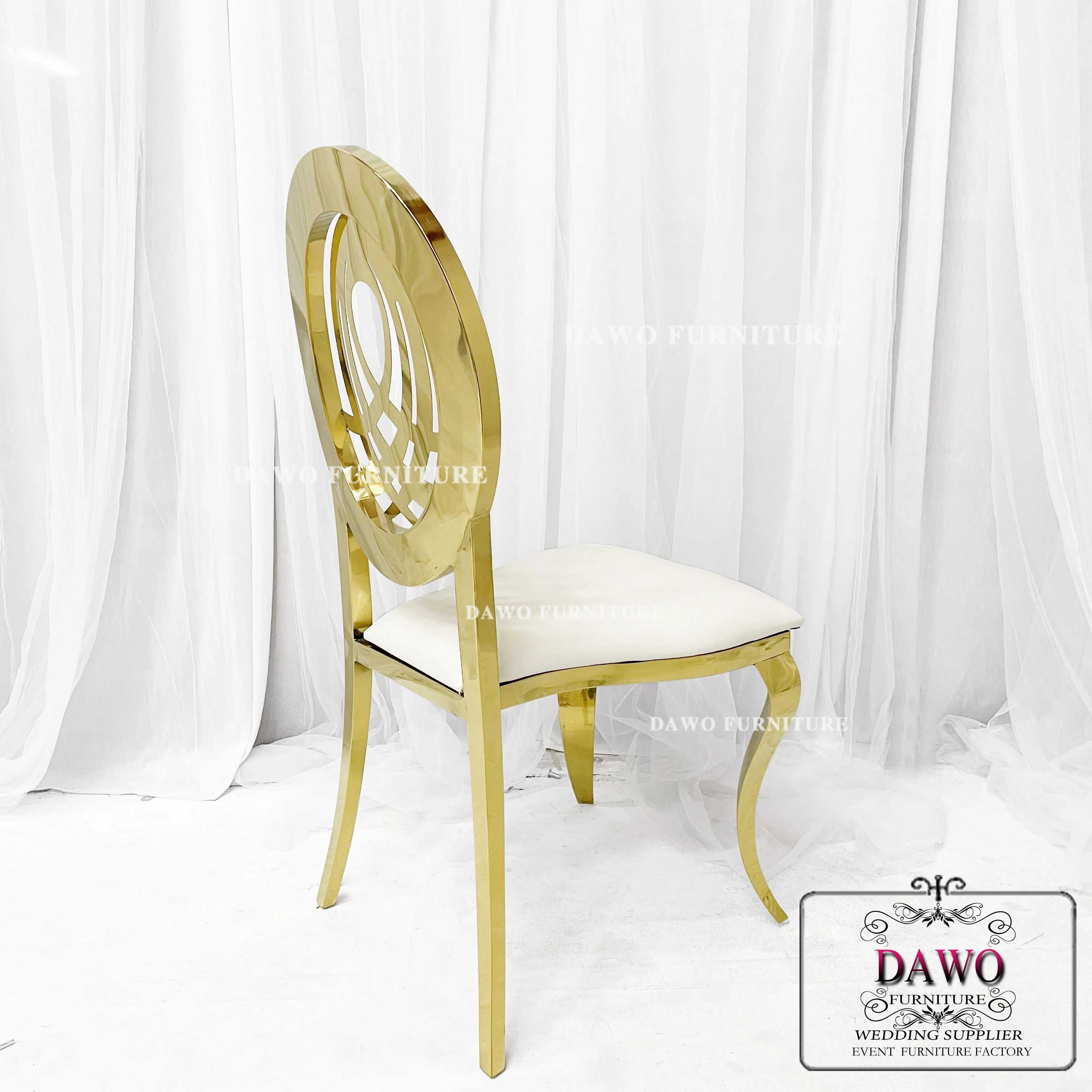 Indian rustic stainless steel or plastic chairs for events wedding