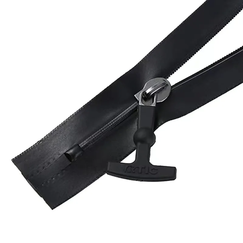 Custom high quality zipper waterproof PU waterproof zipper seal waterproof Nylon zipper