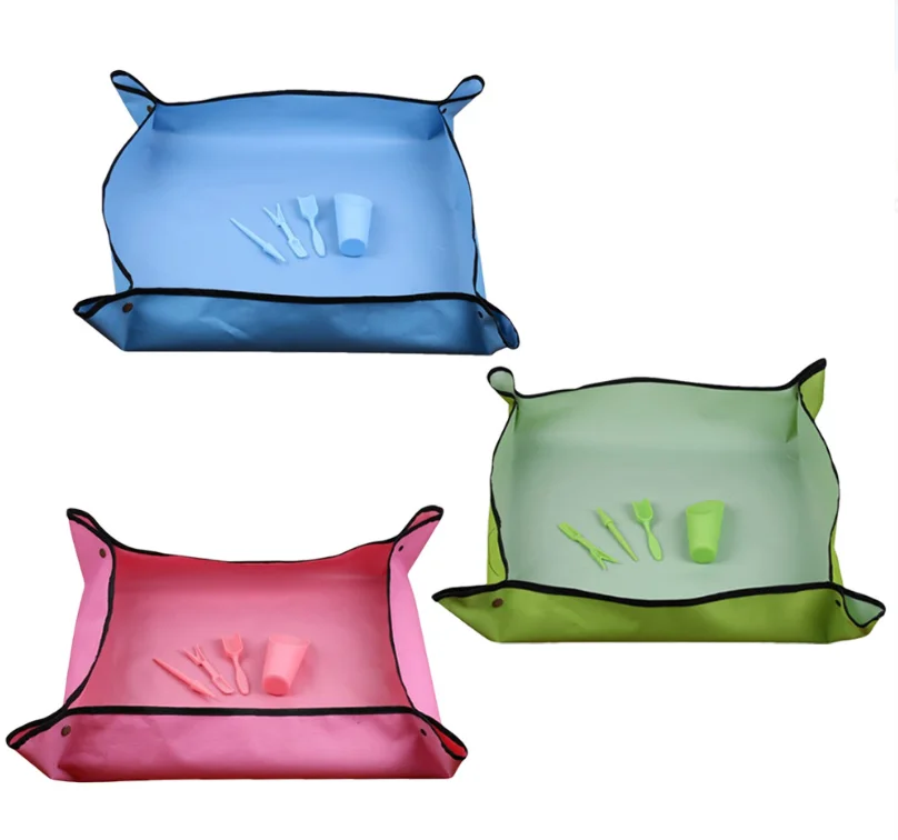 Garden Patio Plant Potting Mat Gardening transplanting Waterproof Folding Dust Proof Mat pad