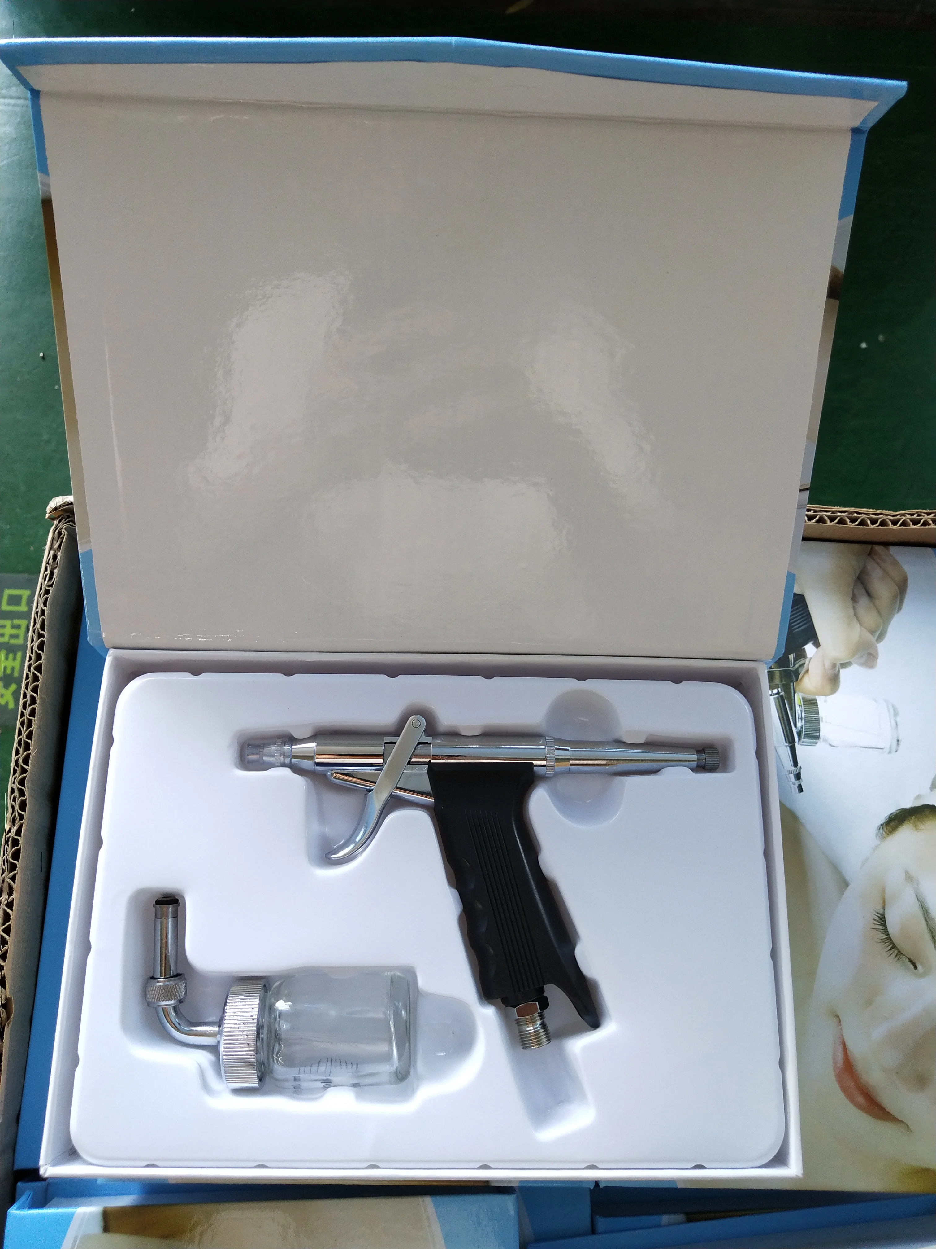 High Quality Private Label Hydrogen Ion Oxygen Injection Facial Skin Care Tools Air Brush Spray Gun